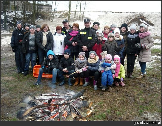 ognisko w łupiance